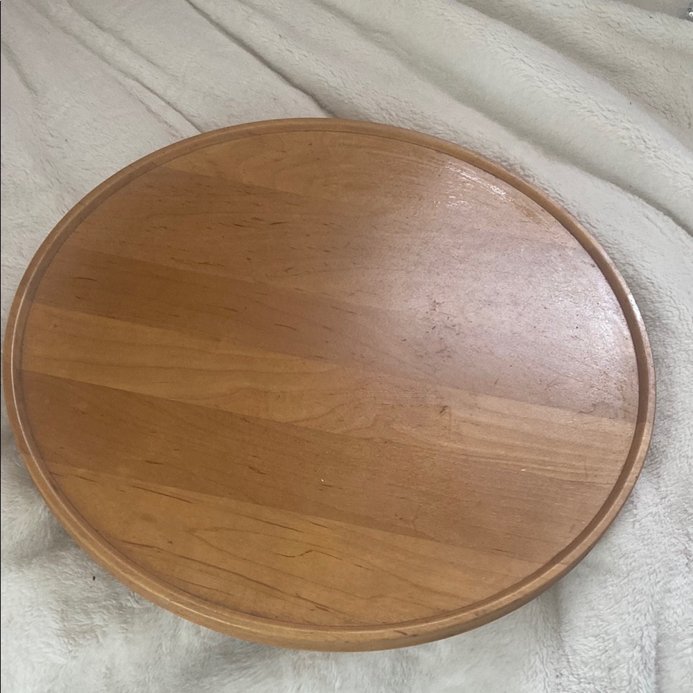 Longaberger Not So Lazy Susan. EUC. Rate. Warm Brown